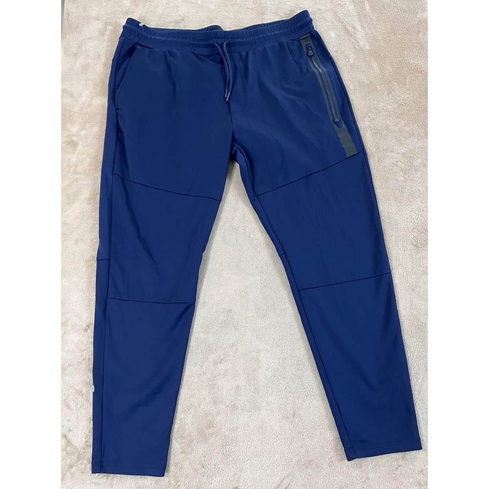 Greyson Sequoia Joggers Men Size XL Navy Blue Casual Running Outdoor Stretch EUC